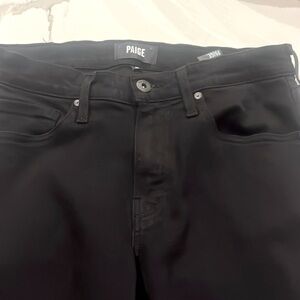 MENS BLACK PAIGE JEANS, style NORMANDIE